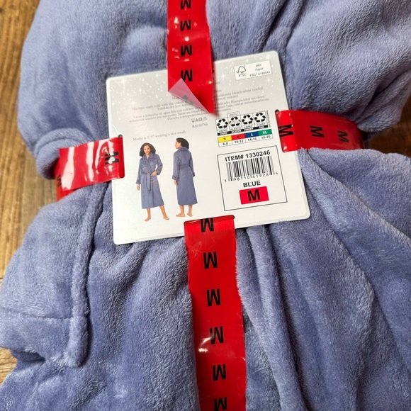 Midnight by Carole Hochman Plush Wrap Robe - Soft purple - Picture 3 of 4